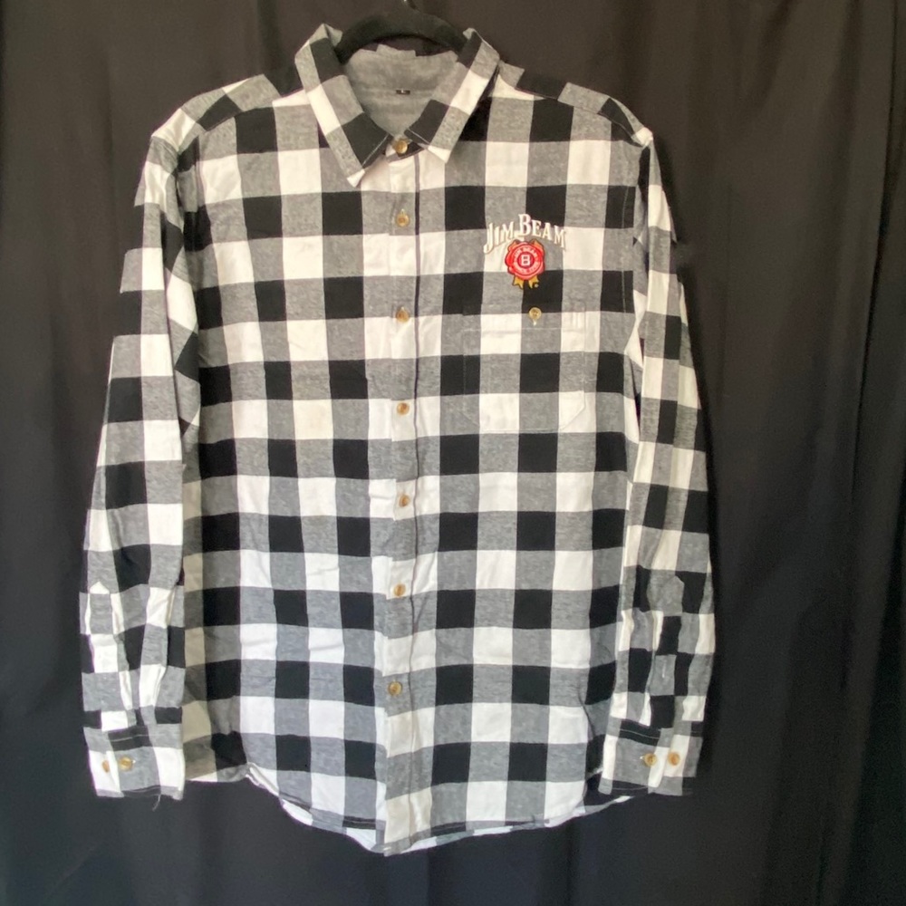 Plaid Jim Beam flannel